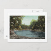 Sicht auf den Boston Common Frog Pond # 2 Postkarte (Vorne/Hinten)