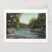 Sicht auf den Boston Common Frog Pond # 2 Postkarte (Vorderseite)