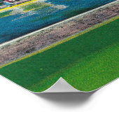 Sicht auf den Bostoner Froschteich Poster (Ecke)