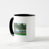 Sicht auf den Bostoner Froschteich Tasse (Vorderseite Links)