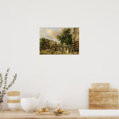 Sicht auf den Boulevard Montmartre, Paris, 1830 Poster (Küche)