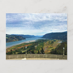 Sicht auf den Columbia River, Columbia River Gorge Postkarte