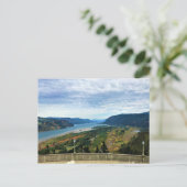 Sicht auf den Columbia River, Columbia River Gorge Postkarte (Stehend Vorderseite)