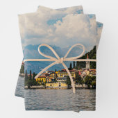 Sicht auf den Comer See Geschenkpapier Set (Beispiel)