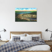 Sicht auf den Felsvorsprung auf Cadillac Mt View E Leinwanddruck (Insitu (Schlafzimmer))