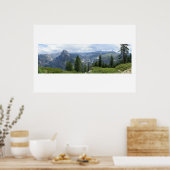 Sicht auf den Gletscher Poster (Küche)