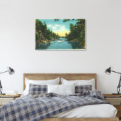 Sicht auf den internationalen Riss Leinwanddruck (Insitu (Schlafzimmer))