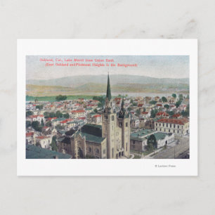 Sicht auf den Merritt-See von der Gewerkschaft Ban Postkarte