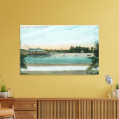 Sicht auf den MerrittOakland, CA Leinwanddruck (Insitu (Wohnzimmer))