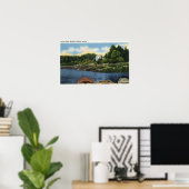 Sicht auf den Mittelpunkt Poster (Heimbüro)