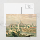 Sicht auf den Moskauer Kreml, 1830 Postkarte (Vorne/Hinten)