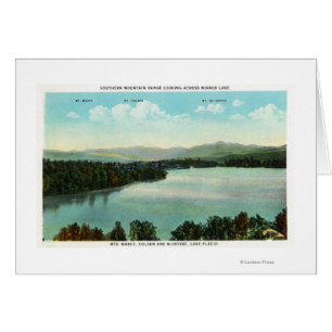 Sicht auf den Mts. Marcy, Colden und McIntyre