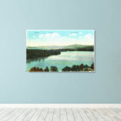 Sicht auf den Mts. Marcy, Colden und McIntyre Leinwanddruck (Insitu (Holzboden))