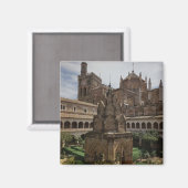 Sicht auf den Mudejar-Kreuzgang Magnet (Vorderseite/Rückseite)