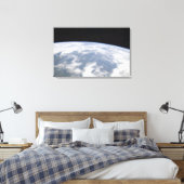 Sicht auf den Planeten Erde vom Weltraum Leinwanddruck (Insitu (Schlafzimmer))