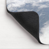 Sicht auf den Planeten Erde vom Weltraum Mousepad (Ecke)