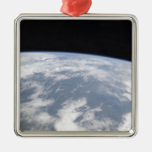Sicht auf den Planeten Erde vom Weltraum Ornament Aus Metall