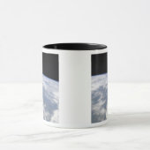 Sicht auf den Planeten Erde vom Weltraum Tasse (Zentrum)