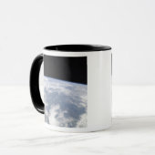 Sicht auf den Planeten Erde vom Weltraum Tasse (Vorderseite Links)