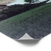 Sicht auf den See ChabotHayward, CA Poster (Ecke)