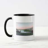 Sicht auf den See ChabotHayward, CA Tasse (Links)