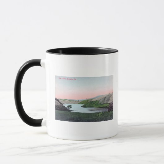 Sicht auf den See ChabotHayward, CA Tasse (Links)