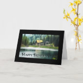 Sicht auf den See des Vaters Karte (Gelbe Blume)