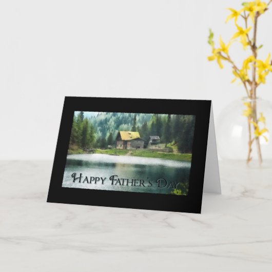 Sicht auf den See des Vaters Karte (Gelbe Blume)