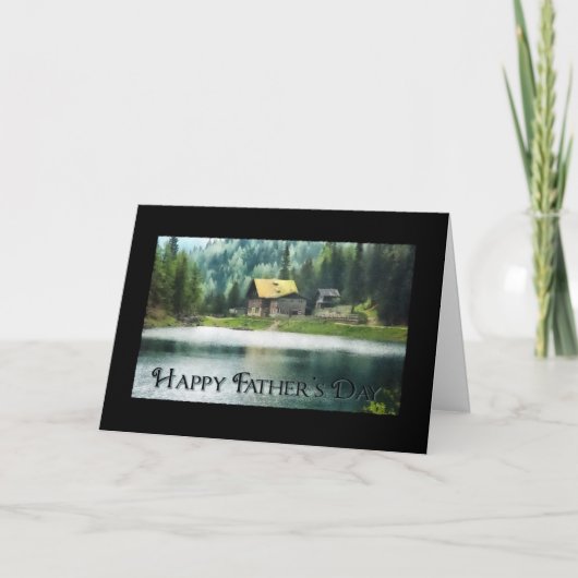 Sicht auf den See des Vaters Karte (Vorderseite)