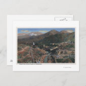 Sicht auf den Staudamm während der Bauarbeiten Postkarte (Vorne/Hinten)