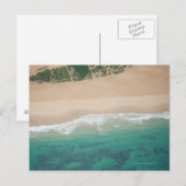 Sicht auf den Strand mit Meerblick, Port Elizabeth Postkarte (Vorne/Hinten)