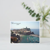 Sicht auf den Vernazza Postkarte (Stehend Vorderseite)