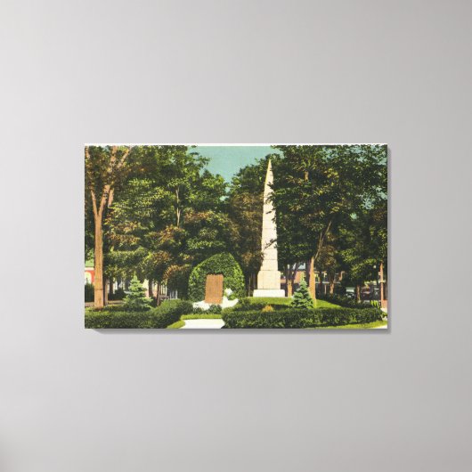 Sicht auf den Weltkrieg, Erinnerungen an den revol Leinwanddruck (Vorderseite)