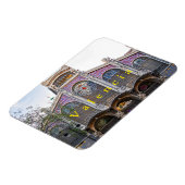 Sicht auf den Zentralmarkt von Valencia. Magnet (Linke Seite)