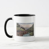 Sicht auf den Zug ins Yosemite-Tal Tasse (Links)