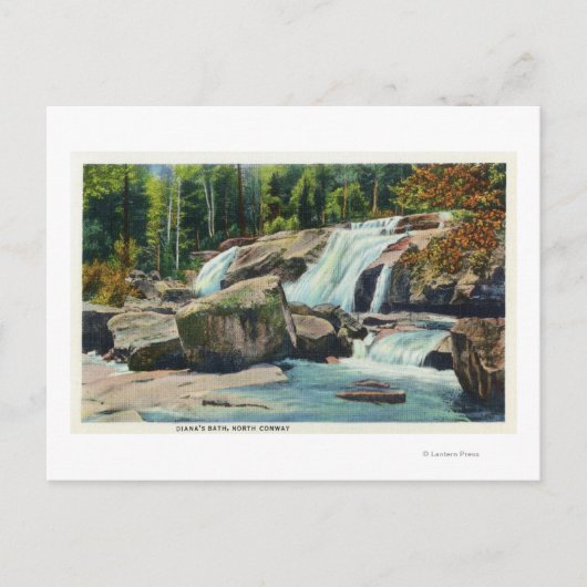 Sicht auf Dianas Bad Postkarte (Vorderseite)