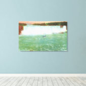 Sicht auf die amerikanischen Fälle Leinwanddruck (Insitu (Holzboden))