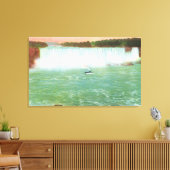 Sicht auf die amerikanischen Fälle Leinwanddruck (Insitu (Wohnzimmer))