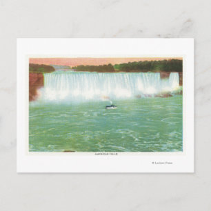 Sicht auf die amerikanischen Fälle Postkarte