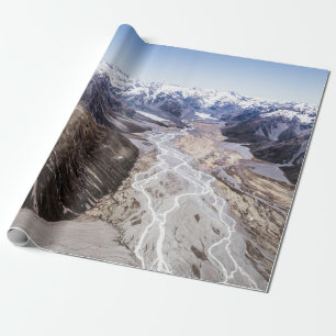 SICHT AUF DIE BERGE GESCHENKPAPIER