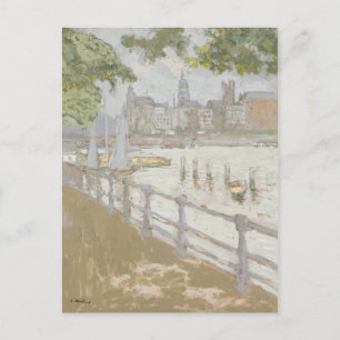 Sicht auf die Binnenalster, 1913 Postkarte