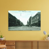 Sicht auf die Callender StreetLivingston, MT Leinwanddruck (Insitu (Wohnzimmer))