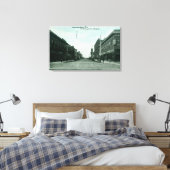 Sicht auf die Callender StreetLivingston, MT Leinwanddruck (Insitu (Schlafzimmer))