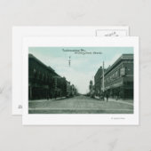 Sicht auf die Callender StreetLivingston, MT Postkarte (Vorne/Hinten)