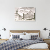 Sicht auf die Dorotheergasse mit den Leinwanddruck (Insitu (Schlafzimmer))