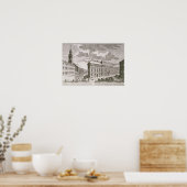 Sicht auf die Dorotheergasse mit den Poster (Küche)