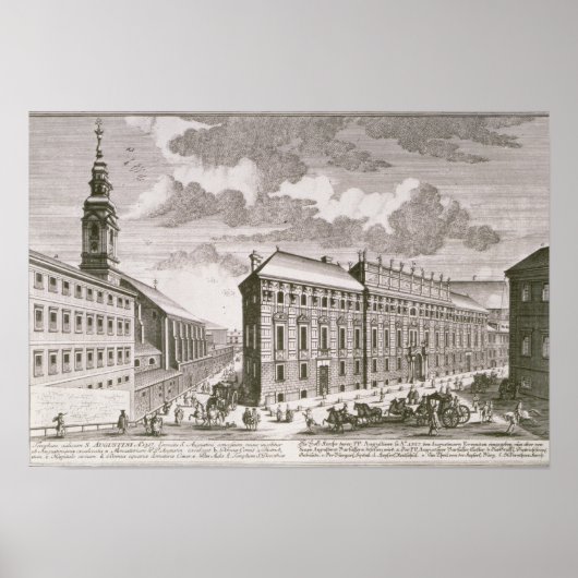 Sicht auf die Dorotheergasse mit den Poster (Vorne)