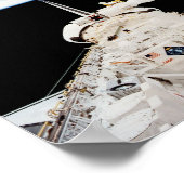 Sicht auf die Erde aus dem Raumschiff Columbia (ST Poster (Ecke)