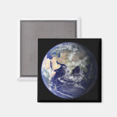 Sicht auf die Erde aus dem Weltall Magnet (Vorderseite/Rückseite)