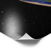 Sicht auf die Erde mit dem arktischen Raum Fotodruck (Ecke)